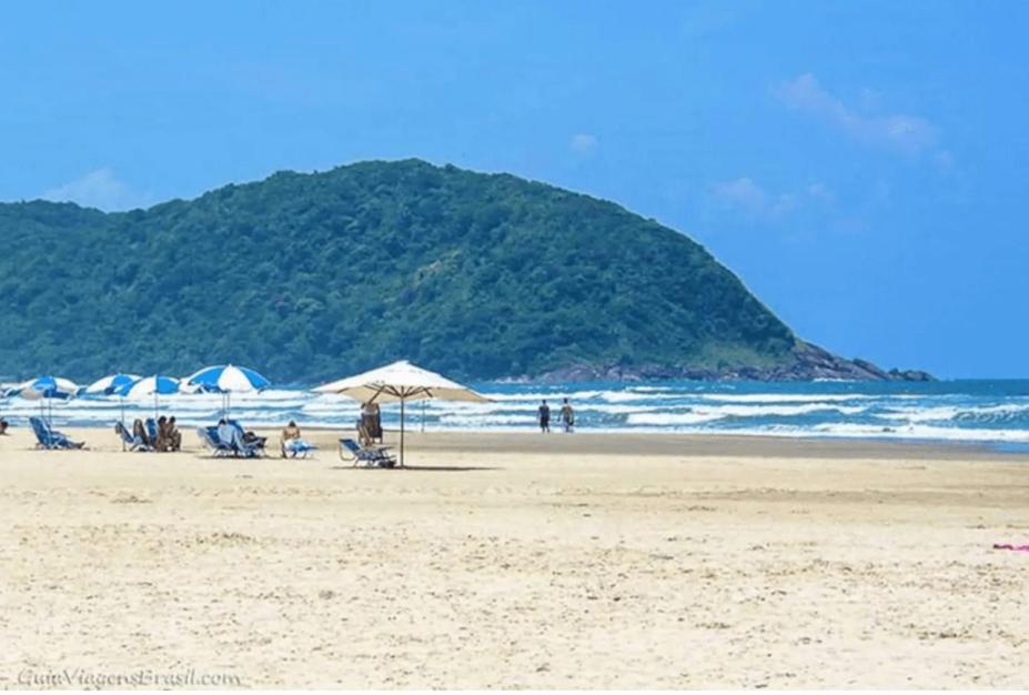 Home 49 I Apto Pe Na Areia E Piscina Aquecida Em Bertioga Extérieur photo